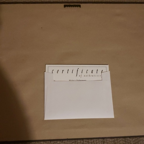 Mickeys Philharmagic collectible pin and artist pr - Picture 4 of 4